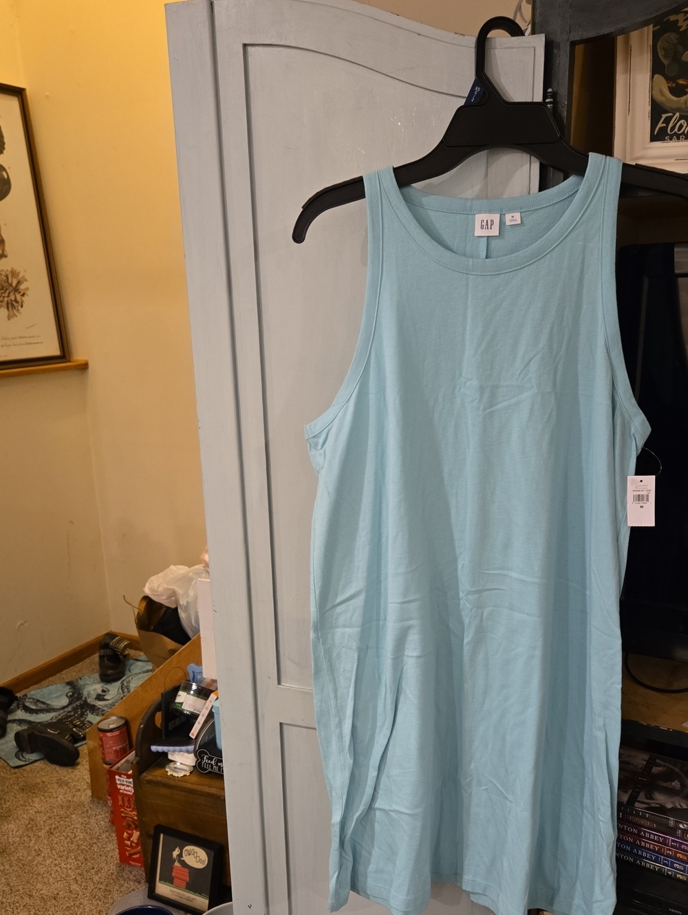 GAP Women's Light Blue Tank Dress